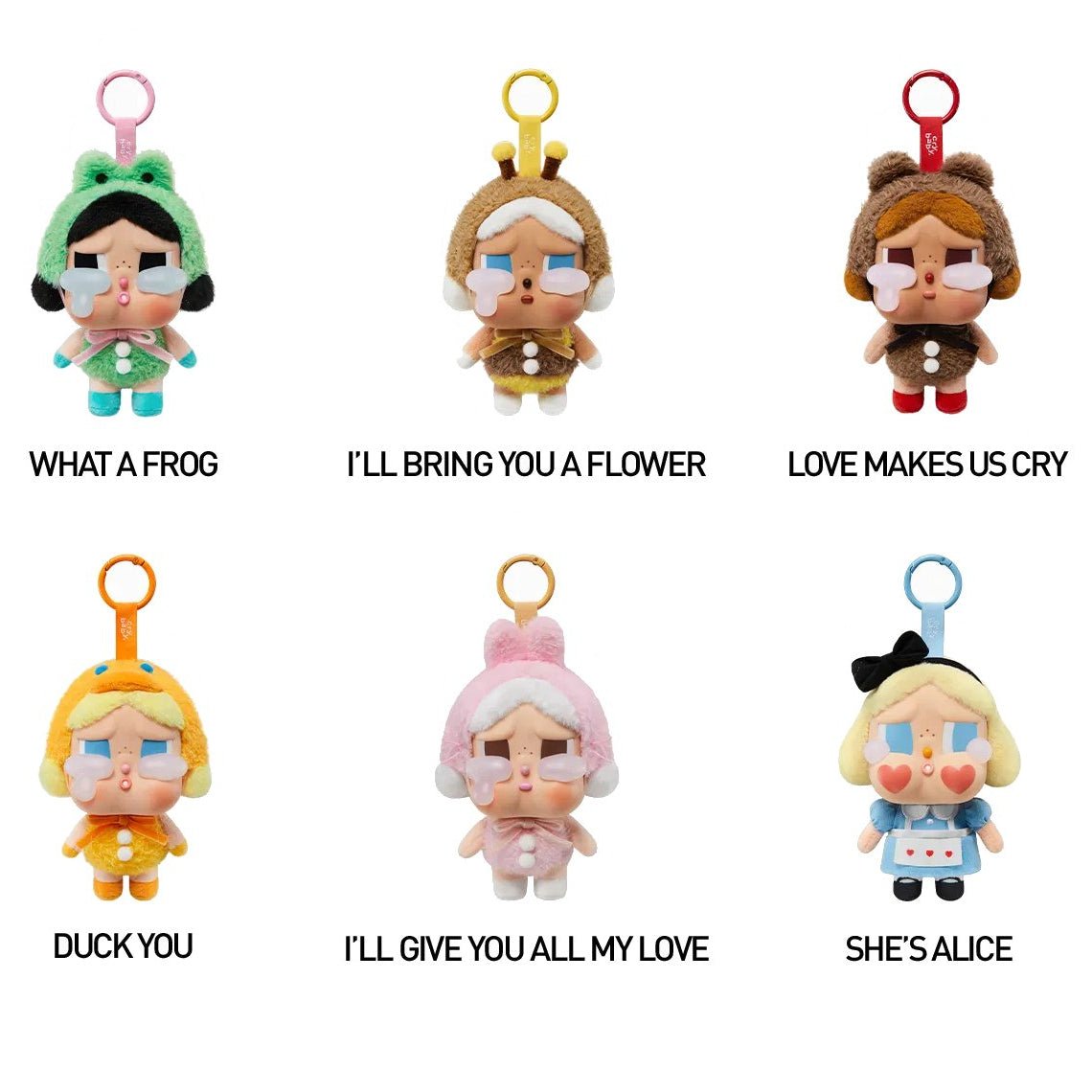 POP MART CRYBABY CRYING AGAIN SÜRPRİZ KUTU SERİSİ YÜZ PELUŞ FİGÜR