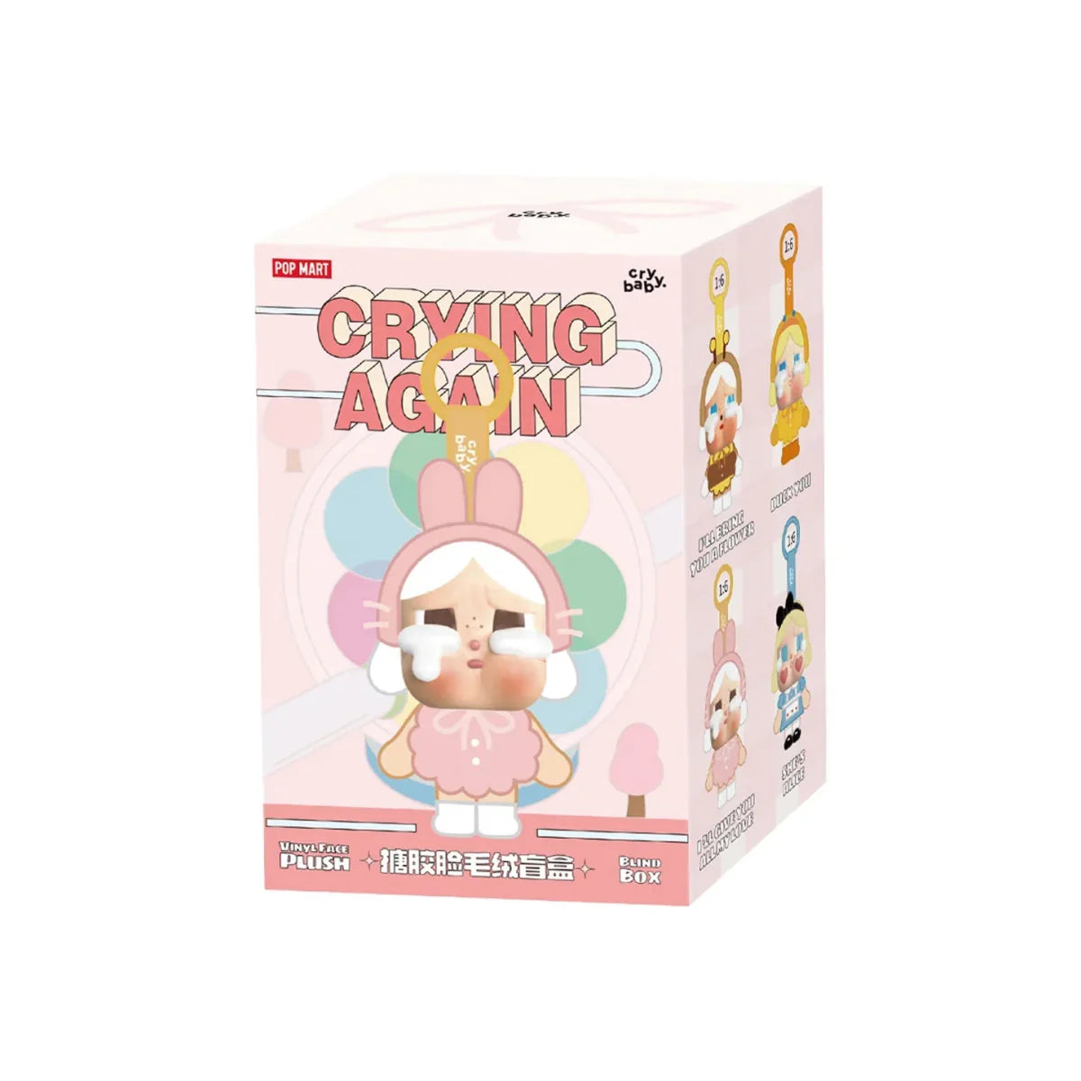 POP MART CRYBABY CRYING AGAIN SÜRPRİZ KUTU SERİSİ YÜZ PELUŞ FİGÜR