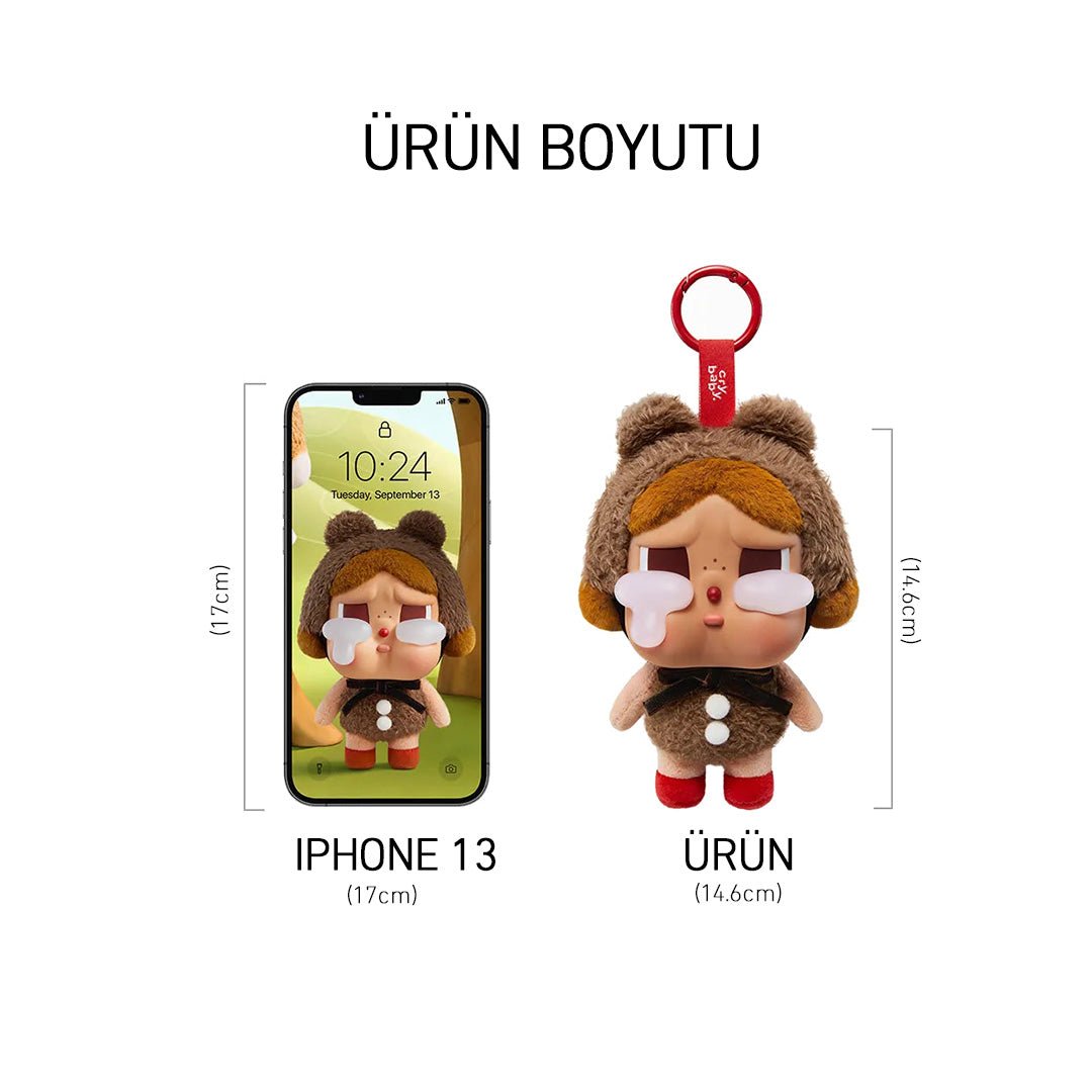 POP MART CRYBABY CRYING AGAIN SÜRPRİZ KUTU SERİSİ YÜZ PELUŞ FİGÜR
